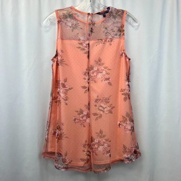 Apt. 9 Womens Multicolor Floral Sleeveless Round Neck Blouse Top Size Small - Picture 2 of 10